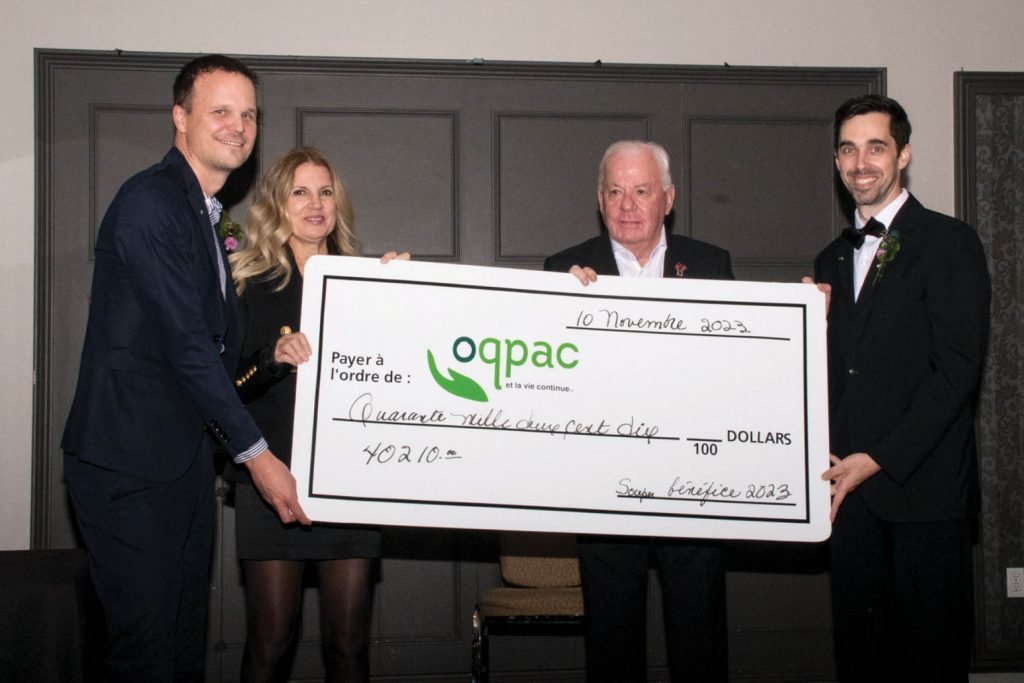 Un souper-bénéfice mémorable au profit de l&rsquo;OQPAC