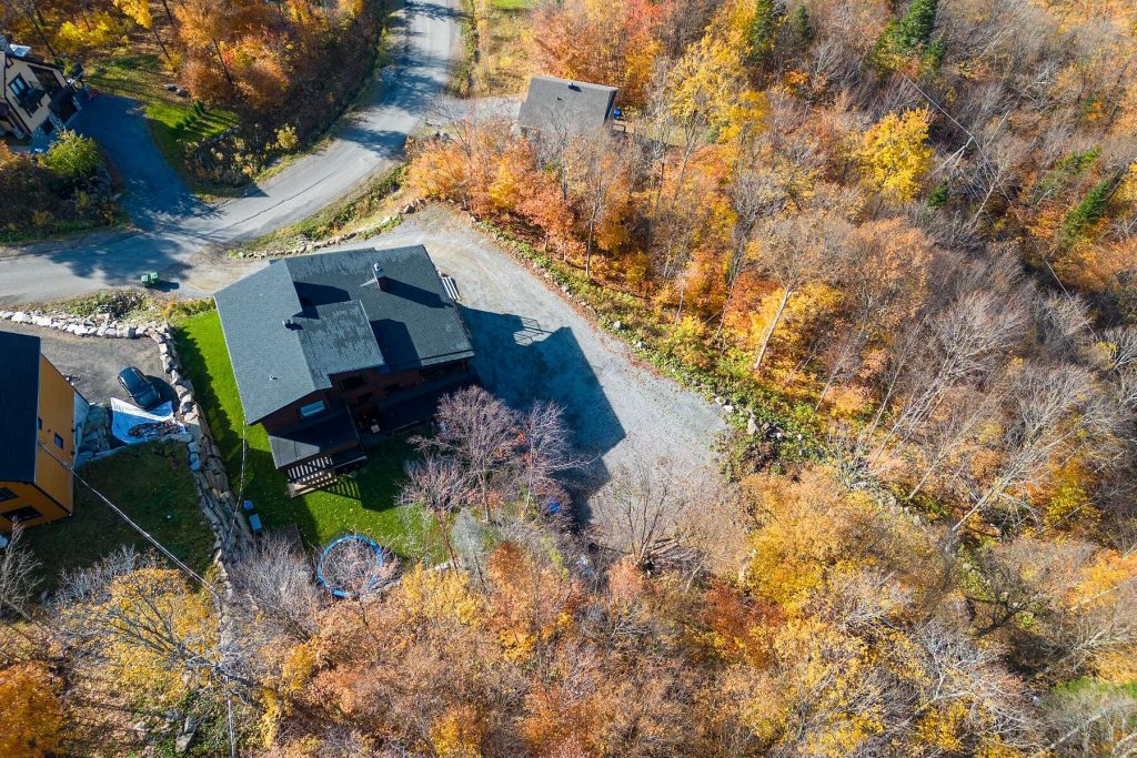 Vue de haut maison 
