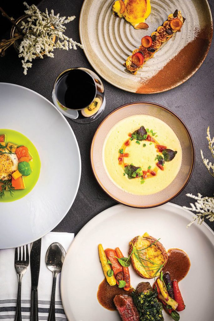 assiettes plusieurs services traiteur