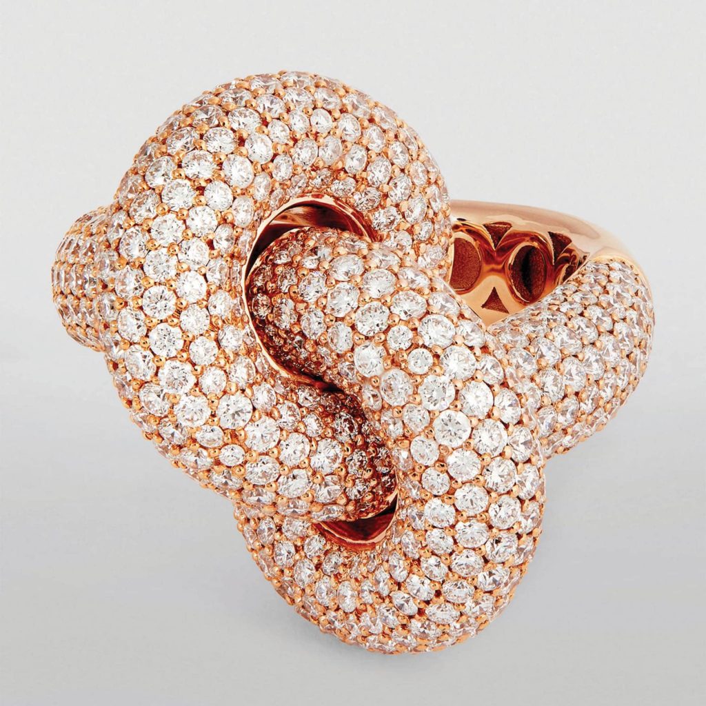bague rose marque Engelbert