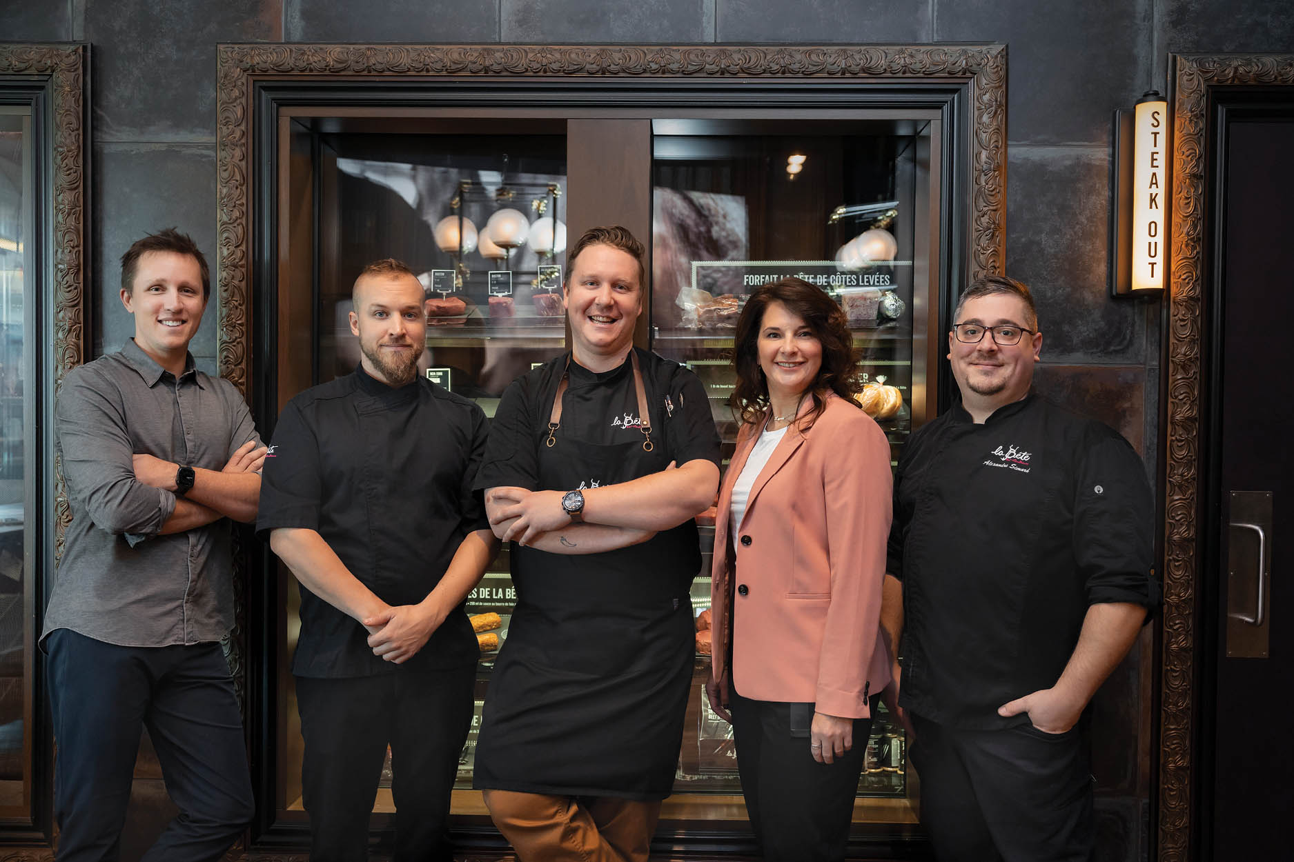 chefs et coproprietaires La Bete restaurant