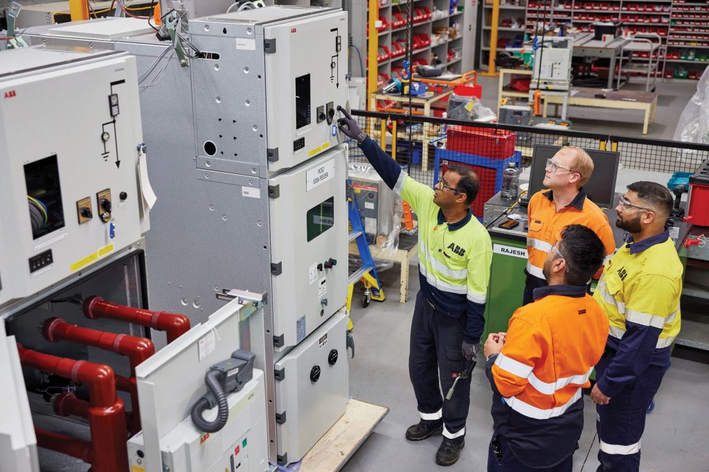 travailleurs ABB