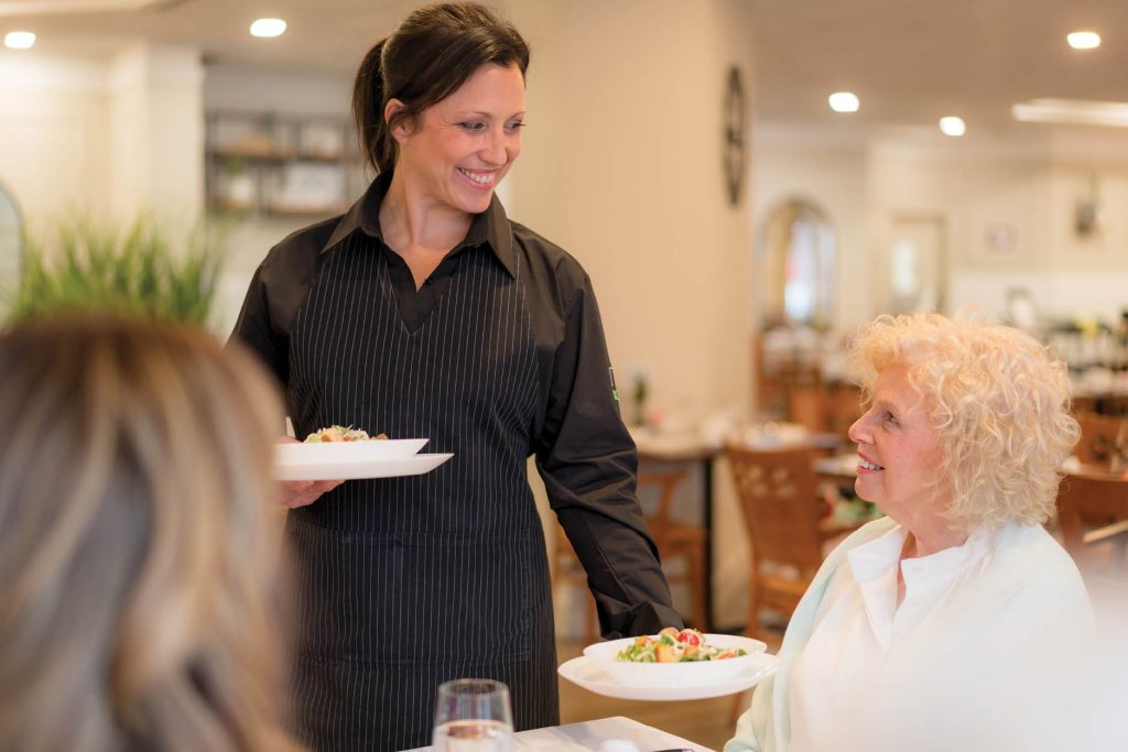 service aux tables Cogir